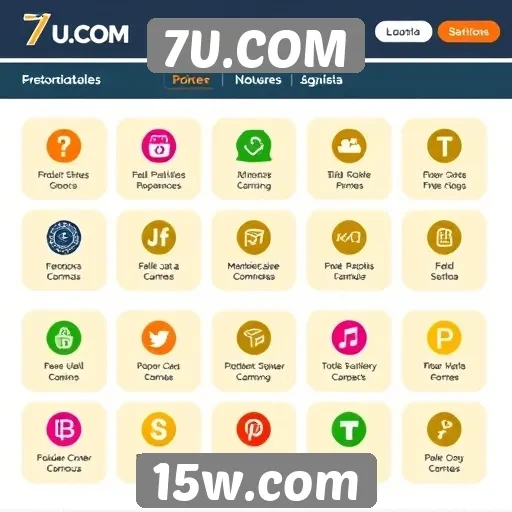 Exploração das funcionalidades do 7U.COM para jogadores